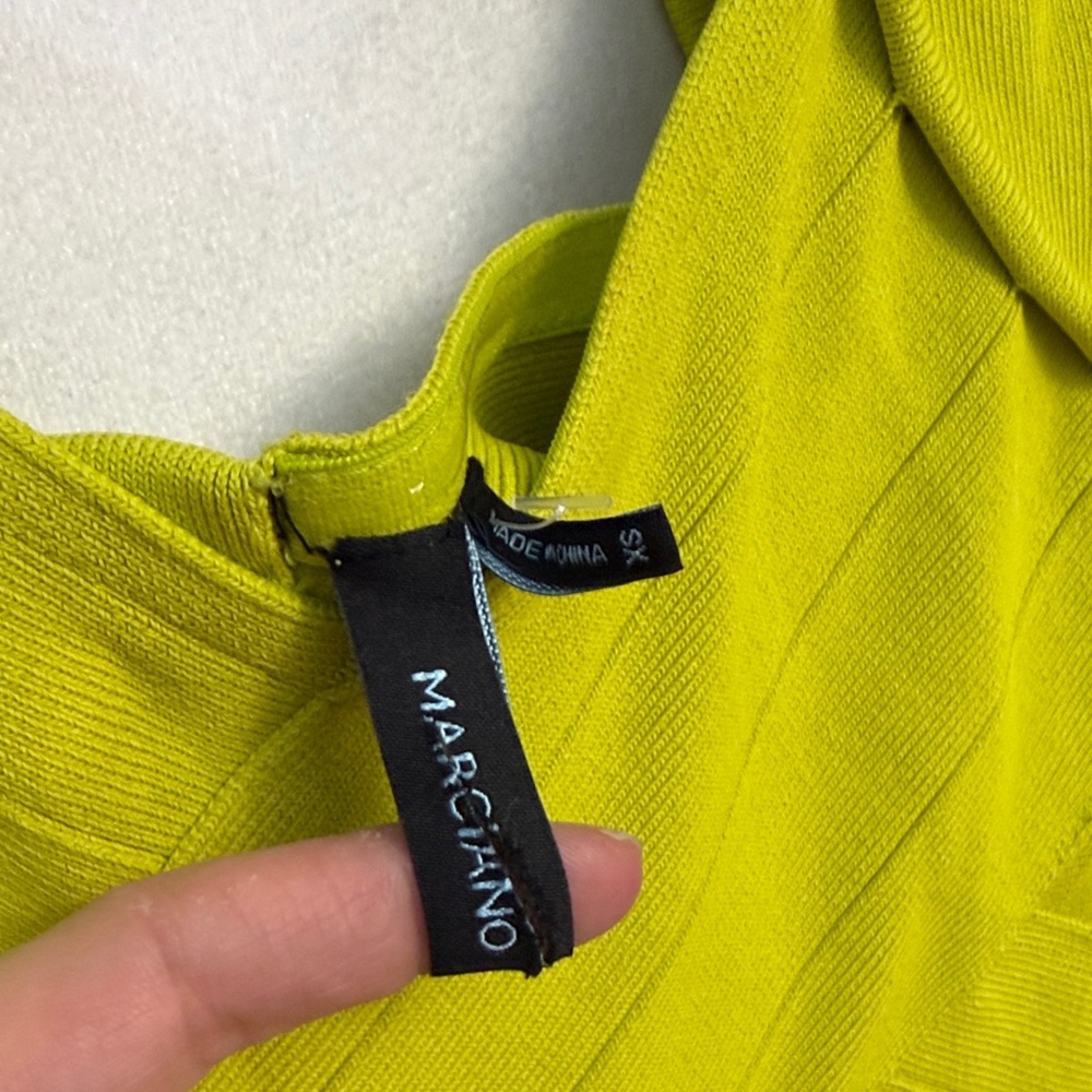 Marciano Bright Yellow Mini Dress - Picture 2 of 5